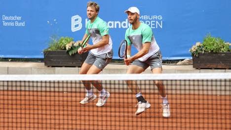 Tim Pütz (r.) und Kevin Krawietz in Hamburg