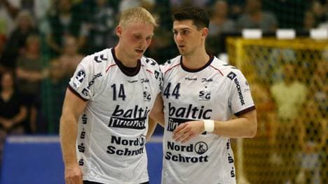 Die Flensburger Emil Bergholt (l.) und Aymeric Minne 
