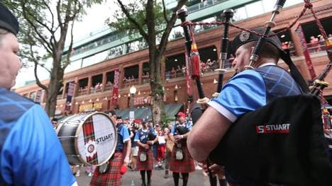Die "Tartan Army" erobert den Fenway Park