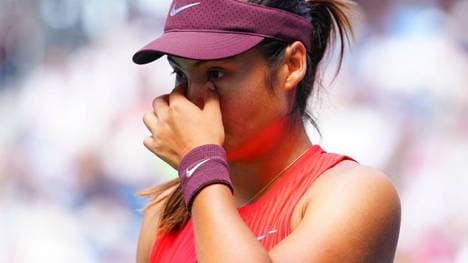 Emma Raducanu kassierte bei den US Open eine herbe Packung