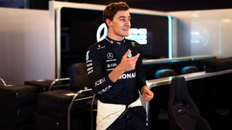 George Russell hat ein neues Helm-Design präsentiert