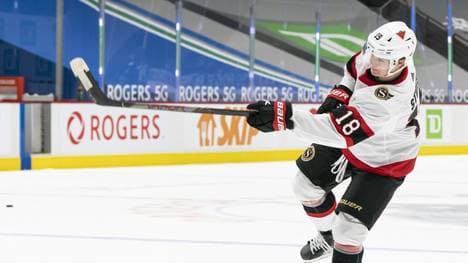 Tim Stützle feierte einen Erfolg