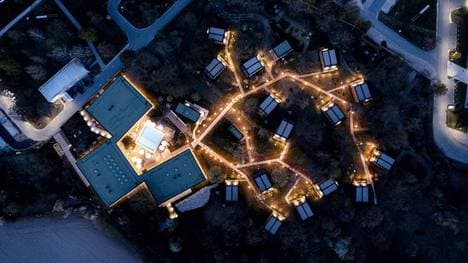 So sieht das Quartier von oben aus 