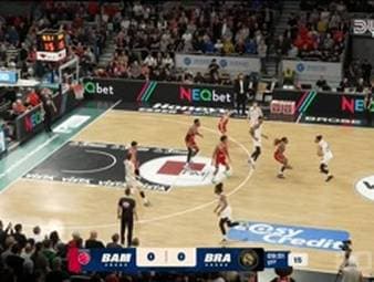 Spiel Highlights zu BMA365 Bamberg Baskets - Basketball Löwen Braunschweig