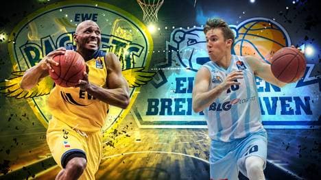 Rickey Paulding (l.) kämpft im Nordderby gegen Jordan Hulls und Co. um wichtige Punkte