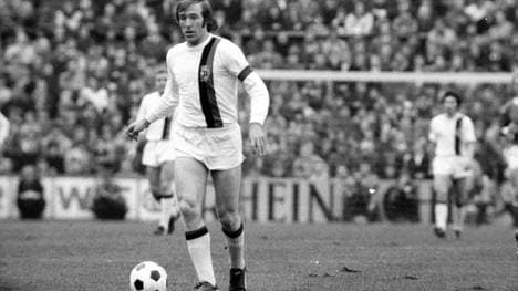 Günter Netzer im Gladbacher Trikot