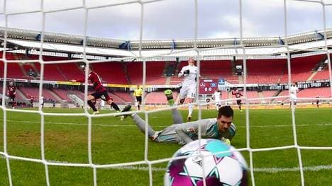 HSV-Keeper Sven Ulreich konnte den Führungstreffer des 1. FC Nürnberg nicht verhindern