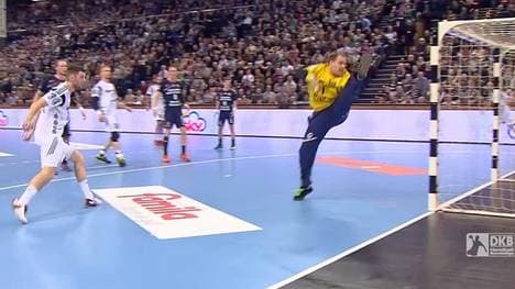 Mattias Andersson war mehrmals artistisch zur Stelle