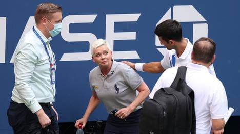 Novak Djokovic schoss bei den US Open eine Linienrichterin ab