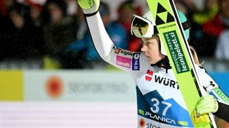 Die neue Weltrekordhalterin Ema Klinec 