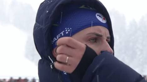 Justine Braisaz-Bouchet weinte am französischen Kommandostand