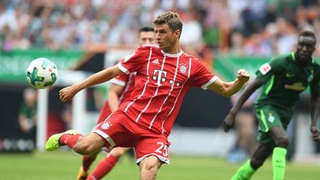 Thomas Müller wurde in Bremen in der 73. Minute eingewechselt