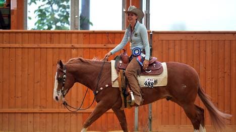 Gina Maria Schumacher ist eine erfolgreiche Westernreiterin