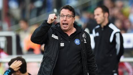 Markus Kauczinski ist seit  26. März 2012  Chefcoach beim KSC