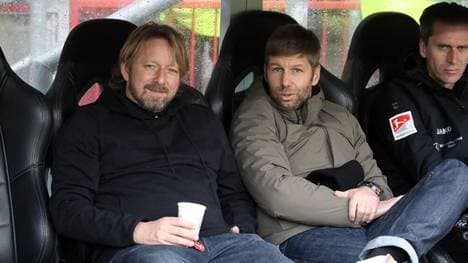 Sven Mislintat und Thomas Hitzlsperger planen eine langfristige Zusammenarbeit