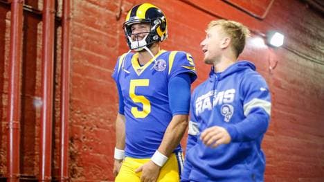 Blake Bortles (l.) wechselt von den Rams nach Green Bay