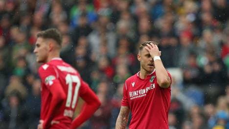 Hannover 96 kann nur mit einem Sieg gegen Sandhausen den Tabellenkeller verlassen