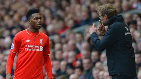 Daniel Sturridge (l.) würde gerne Mittelstürmer spielen, Jürgen Klopp sieht das anders