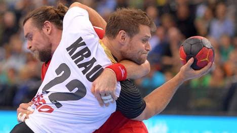 Michael Kraus Deutschland Tschechien Zweikampf