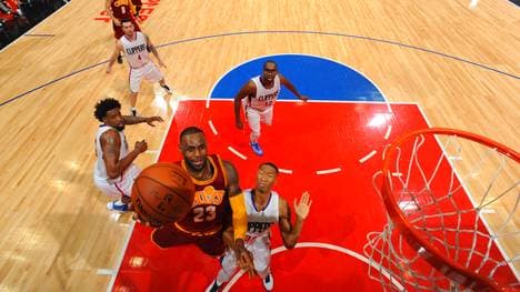 LeBron James war mit 27 Punkten bester Werfer der Partie