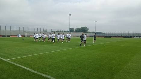 Szene vom Abschlusstraining