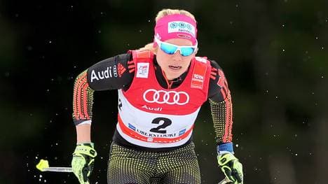 Langlauf: Sandra Ringwald erstmals auf Podest bei WM-Generalprobe