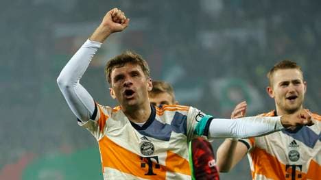 Thomas Müller und der FC Bayern blicken einer Neuerung im Pokal entgegen