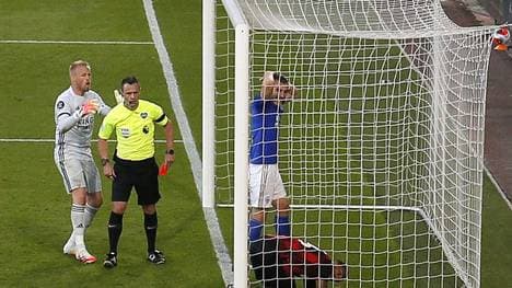 Caglar Söyüncü sah nach Bournemouths Führungstor Rot