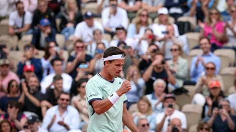 Daniel Altmaier feiert seinen Sieg