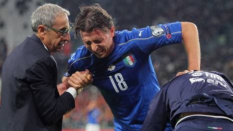 Riccardo Montolivo verletzte sich gegen Spanien schwer