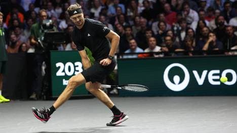 Auch der Tweener von Alexander Zverev brachte keinen Punkt