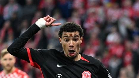 Hugo Ekitiké noch im Trikot der Frankfurter