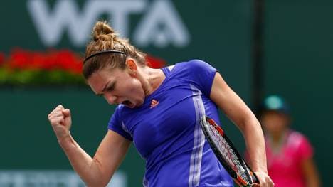 Simona Halep gewann das Finale gegen Jelena Jankovic