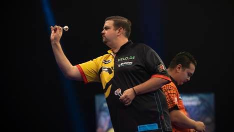 Darts-Spieler Gabriel Clemens scheiterte beim World Grand Prix am Niederländer Jeffrey de Zwaan