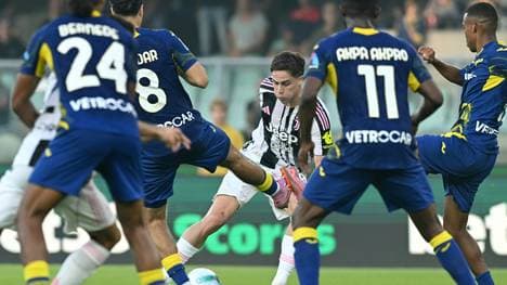 Juventus tat sich gegen Verona schwer