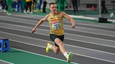 Max Heß hat es drauf in der Halle