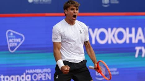 Cobolli jubelt in Hamburg