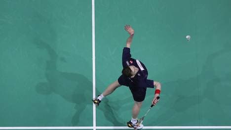 Der Däne Viktor Axelsen unterlag dem Deutschen Fabian Roth 