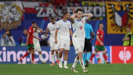 Tschechien kassierte in der Nachspielzeit Portugals Siegtreffer