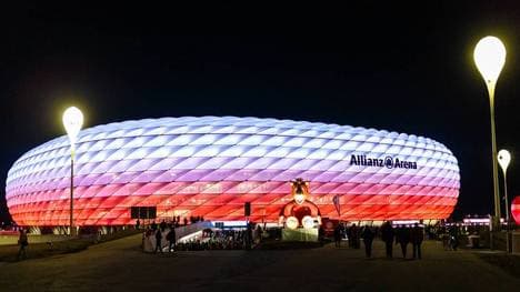 Die Allianz Arena wird am Freitag in Lila leuchten