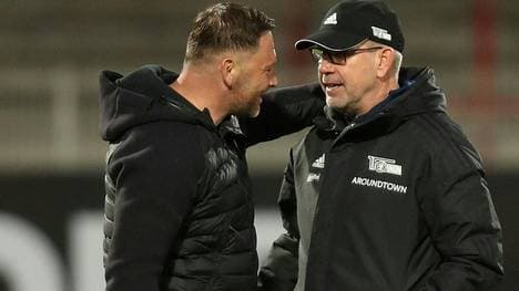 Pal Dardai (l.) und Urs Fischer (r.) 