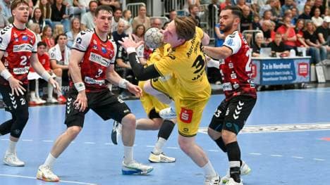 Krefeld gegen Nordhorn - in der Halle