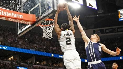Kawhi Leonard traf zehn seiner 13 Wurfversuche