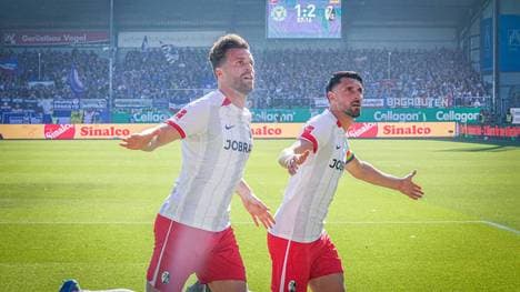 Der SC Freiburg steht vor dem Einzug in die Champions League