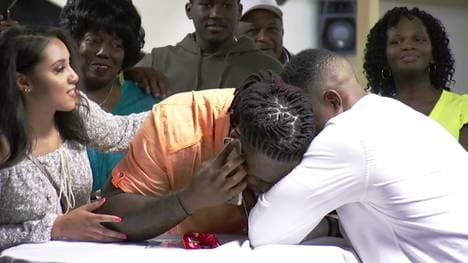 Jaylon Smith erhielt einen der besten Anrufe seines Lebens