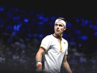 Deutscher Tennisstar im siebten Himmel