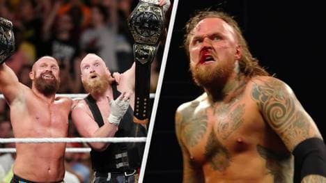 Alexander Wolfe (M.) und Aleister Black setzten in der Nacht vor dem WWE SummerSlam 2017 Glanzlichter