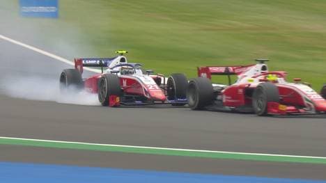 Mick Schumacher kollidiert in Silverstone mit seinem Teamkollegen