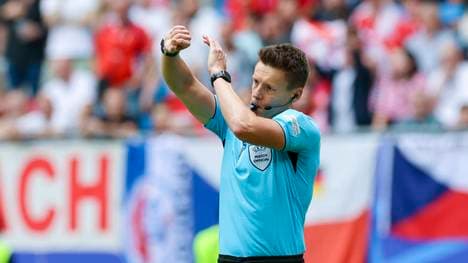 Daniel Siebert bei der EM in Hamburg