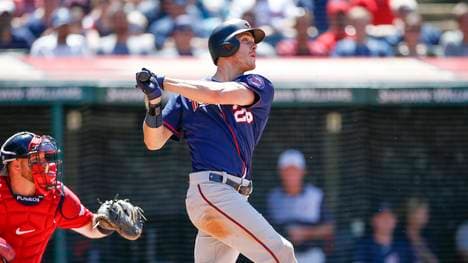 Max Kepler schlug gegen die Cleveland Indians ein RBI Single